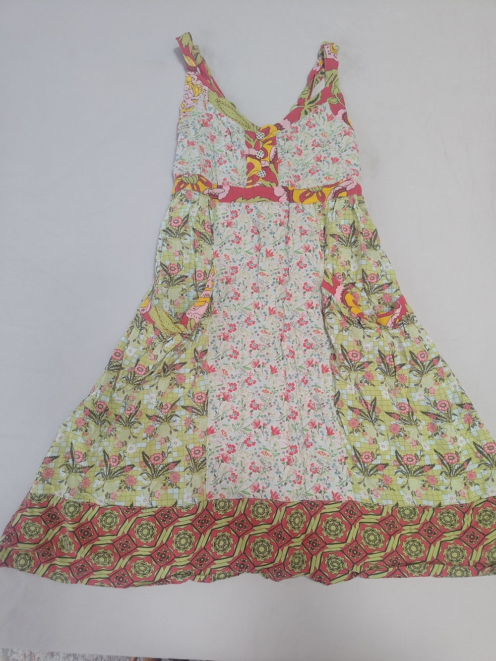 Matilda Jane x Serendipity Big Girls Patchwork Fit & Flare Cottagecore Dress 10